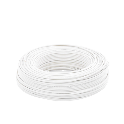 Bobina de 100 Metros (328.08 Pies) / Cable de CCA / 4 x 22 AWG / Tipo Aluminio Revestido de Cobre / Aplicaciones en Alarmas de Intrusión / Automatización
