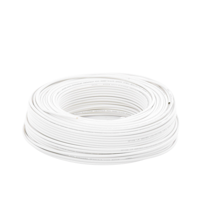 Bobina de 100 Metros (328.08 Pies) / Cable de CCA / 4 x 22 AWG / Tipo Aluminio Revestido de Cobre / Aplicaciones en Alarmas de Intrusión / Automatización