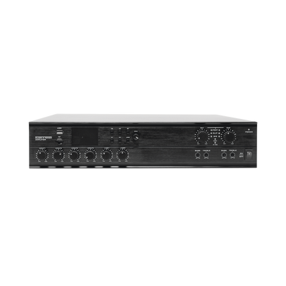 Amplificador Mezclador Matricial | 2 zonas | 240w por canal | 6 entradas | Receptor de medios