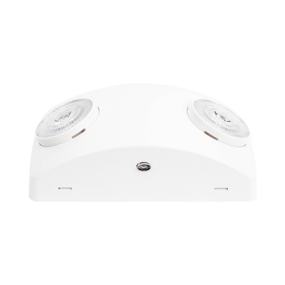 Luz de Emergencia Dual LED ultra compacta/150 lúmenes/Luz fría/Batería de Respaldo Incluida/Botón de test.