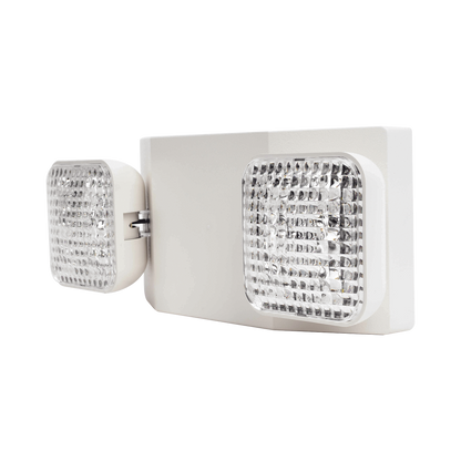 Luz LED de Emergencia Dual LED /150 lúmenes/Luz fría/Batería de Respaldo Incluida/Botón de test.