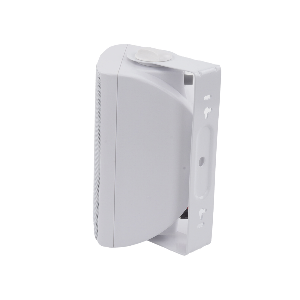 Altavoz de Pared de 2 vías | Woofer 4in + 1.5in | 2.5W - 20W | Para Sistemas 70/100V y 8 ohms | Material ABS | Rejilla y Bracket de Metal | Color Blanco
