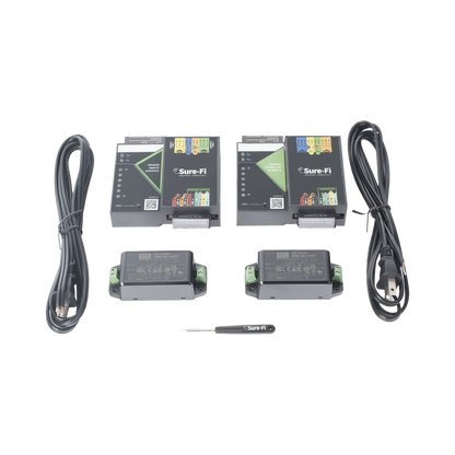 Convertidor de lectora para control de acceso (cableado a inalámbrico) / 1 Wiegand / 2 Relevadores / 2 Entradas / Atraviesa hasta 1.6 KM En Construcción o Material
