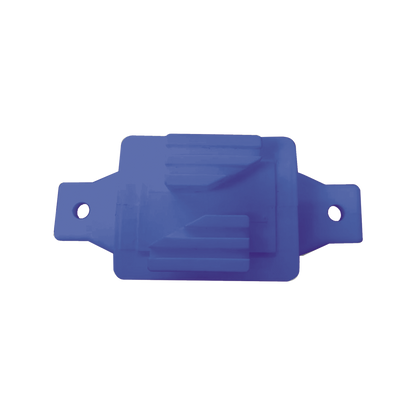 Aislador de Paso colo Azul reforzado para cercos eléctricos, resistente al clima extremoso
