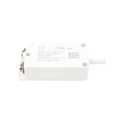 Tamper switch / Normalmente Abierto / Aplicación para Paneles de alarma, Gabientes, paneles de acceso, etc / Facil uso
