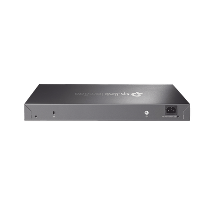 Switch L2+ Omada PoE+ / 16 Puertos MultiGigabit 2.5G / 8 Puertos 2.5G Sin PoE / 8 Puertos PoE+ 2.5G / 2 Puertos SFP+ 10G / Administración Centralizada Omada o Stand-Alone / Multicast IGMP / Presupuesto PoE 240W / Montaje en Rack