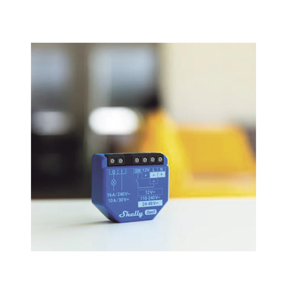 Relevador inalámbrico inteligente 16A, 110-230 V, 1  salida de contacto seco, compatible con asistente de voz Alexa, Google Home