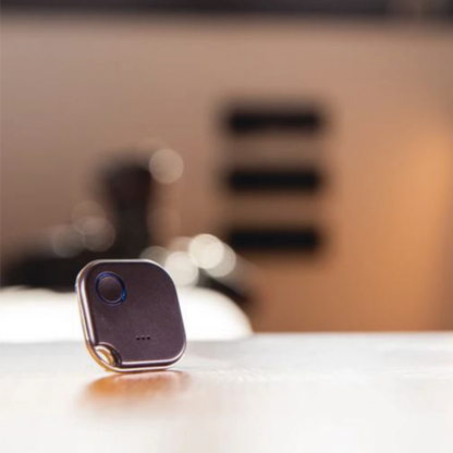 Botón Bluetooth Inalámbrico color Negro, programe escenas de Shelly y ejecútelas con uno o varios clic