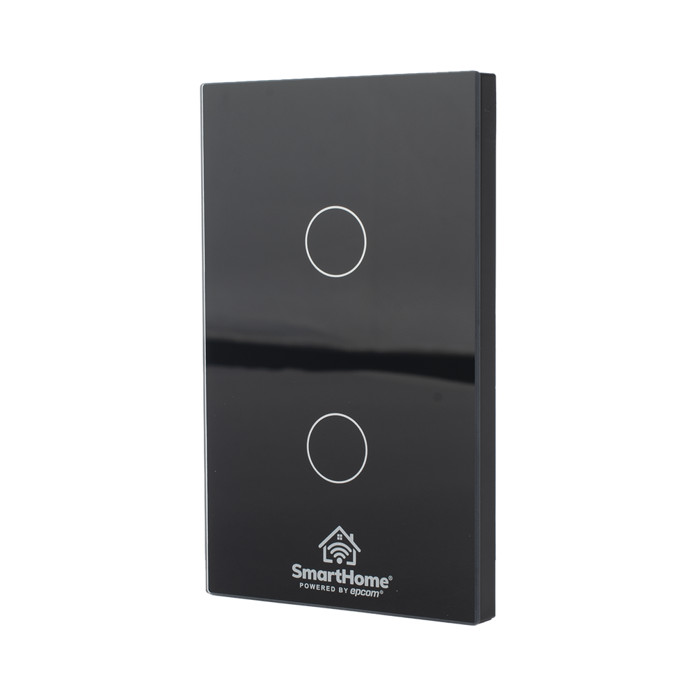 (ZigBee) Apagador switch inalámbrico ZigBee, control de 2 regresos de carga, 110V