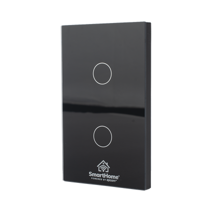 (ZigBee) Apagador switch inalámbrico ZigBee, control de 2 regresos de carga, 110V