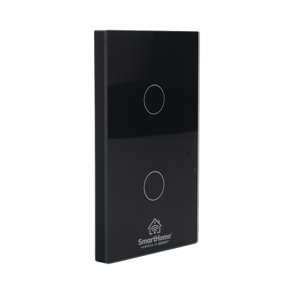 (ZigBee) Apagador switch inalámbrico ZigBee, control de 2 regresos de carga, 110V