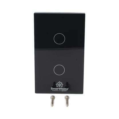 (ZigBee) Apagador switch inalámbrico ZigBee, control de 2 regresos de carga, 110V