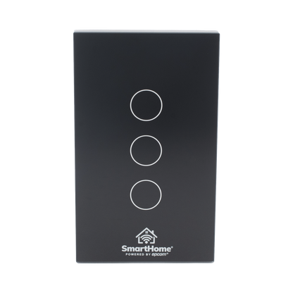 (Wifi) Apagador switch inalámbrico WIFI, control de 3 regresos de carga, 110V