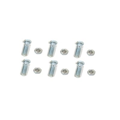 Juego de 6 Tornillos y tuercas de acero inoxidable de 3/4” x 2 1/2.