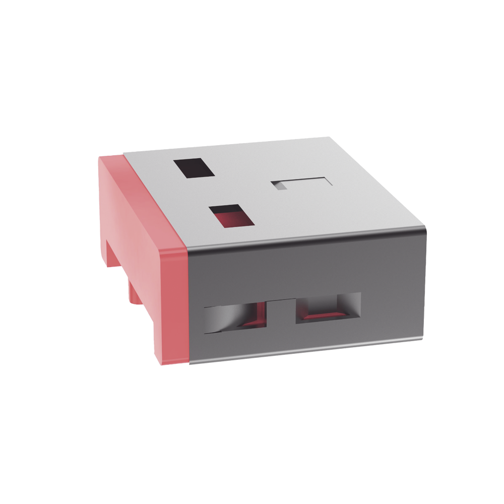 Dispositivo de Bloqueo Smartkeeper, Para Puertos USB-A, Color Rojo, 1 Pieza