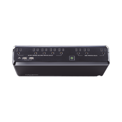 UPS de 750 VA/375 W, Topología Standby, Entrada 120 Vca NEMA 5-15P, de Escritorio, Con 8 Tomas NEMA 5-15R