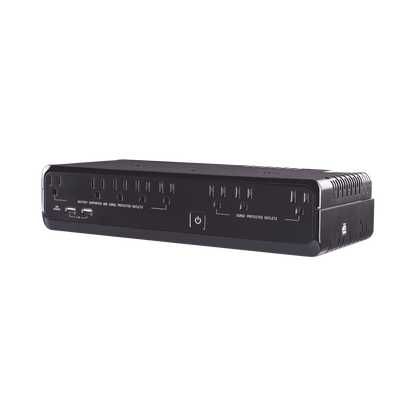 UPS de 750 VA/375 W, Topología Standby, Entrada 120 Vca NEMA 5-15P, de Escritorio, Con 8 Tomas NEMA 5-15R