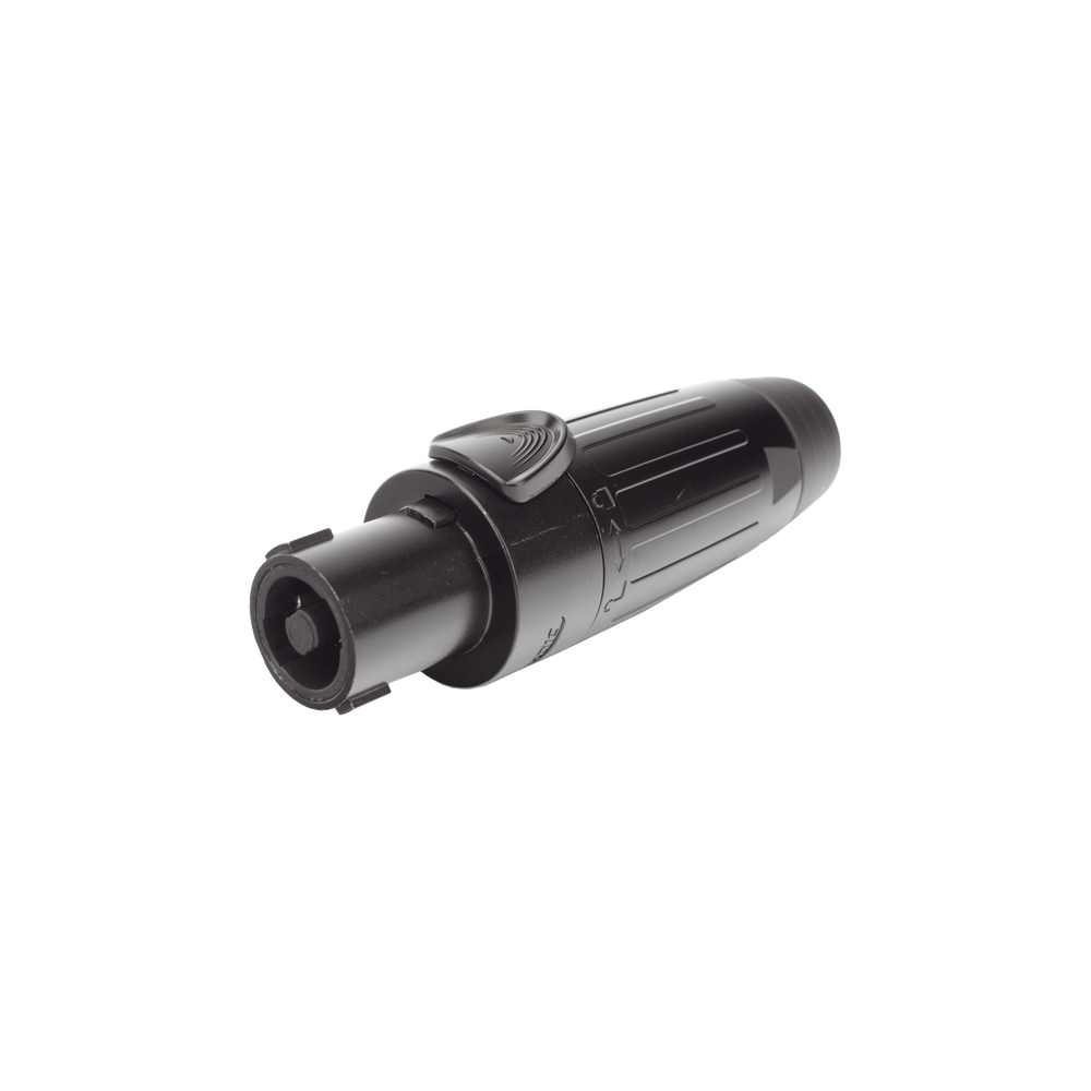 Conector Speakon | Hembra | 4 polos | carcasa negra | Cable AWG10 | 30A