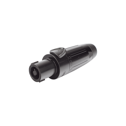 Conector Speakon | Hembra | 4 polos | carcasa negra | Cable AWG10 | 30A