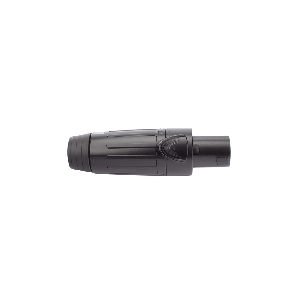 Conector Speakon | Hembra | 4 polos | carcasa negra | Cable AWG10 | 30A