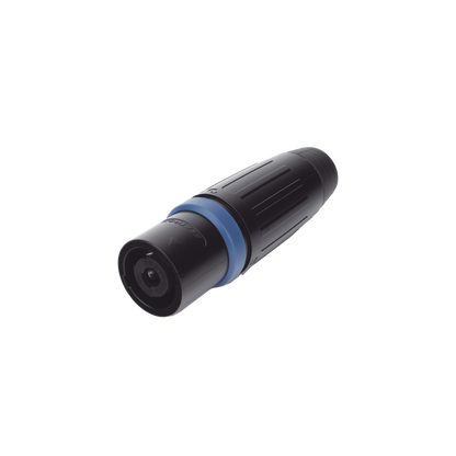 Speakon Conector de cable macho de 4 polos, carcasa negra, cable AWG10,  30A