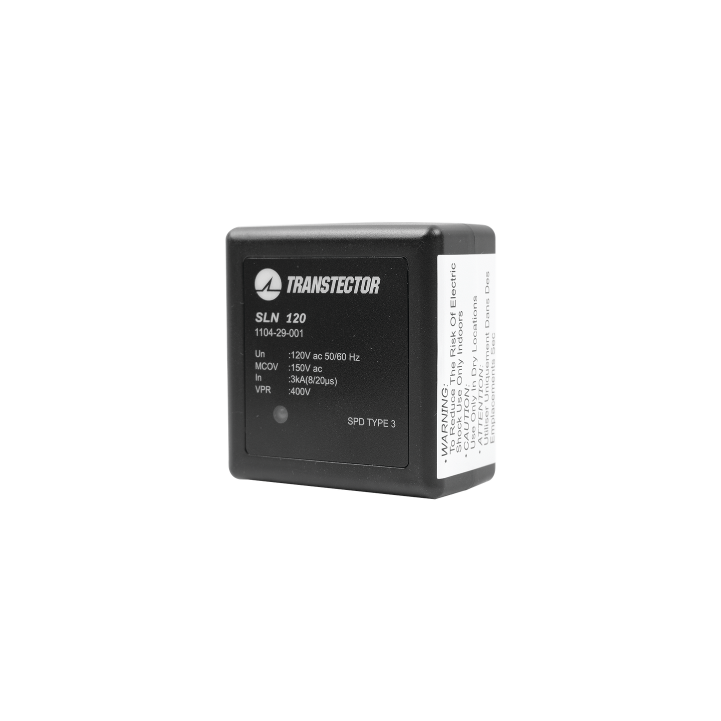 Protector Sobretensión 120 VAC / SASD / Clavija 5-15R / 5 kA / Plug-in / UL 1449