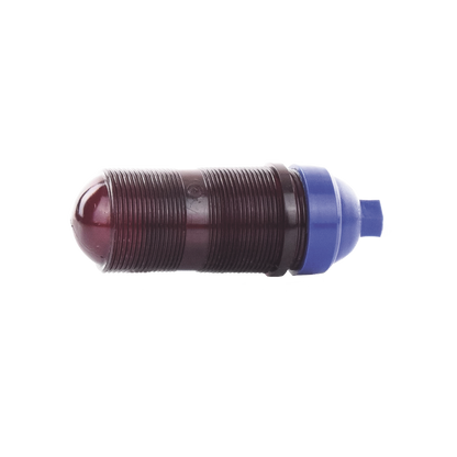 Lámpara de Obstrucción Básica con Globo Rojo de Policarbonato (Con Foco).