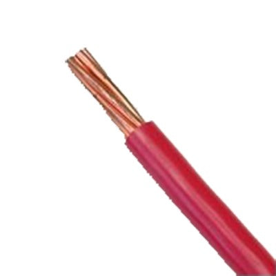 Cable Eléctrico 10 AWG Color Rojo, Conductor de Cobre Suave Cableado. Aislamiento de PVC, Auto Extinguible. Bobina 100 Metros (328.08 Pies)