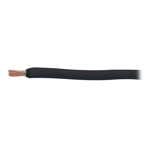 Bobina de 1000 Metros (3281 Pies) / 1 x 12 AWG / ( SLY308 ) / Cable Eléctrico / THW-LS / Negro