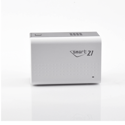 Impresora de Tarjetas Semi- automática SMART21 / Ingreso de Tarjetas Manual/Incluye Ribbon, Software y 100 Tarjetas PVC