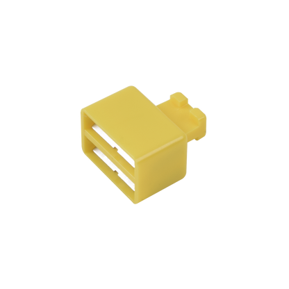 Clip de Puente, Para Uso con Regletas S66 de Siemon, de 1 par, Color Amarillo