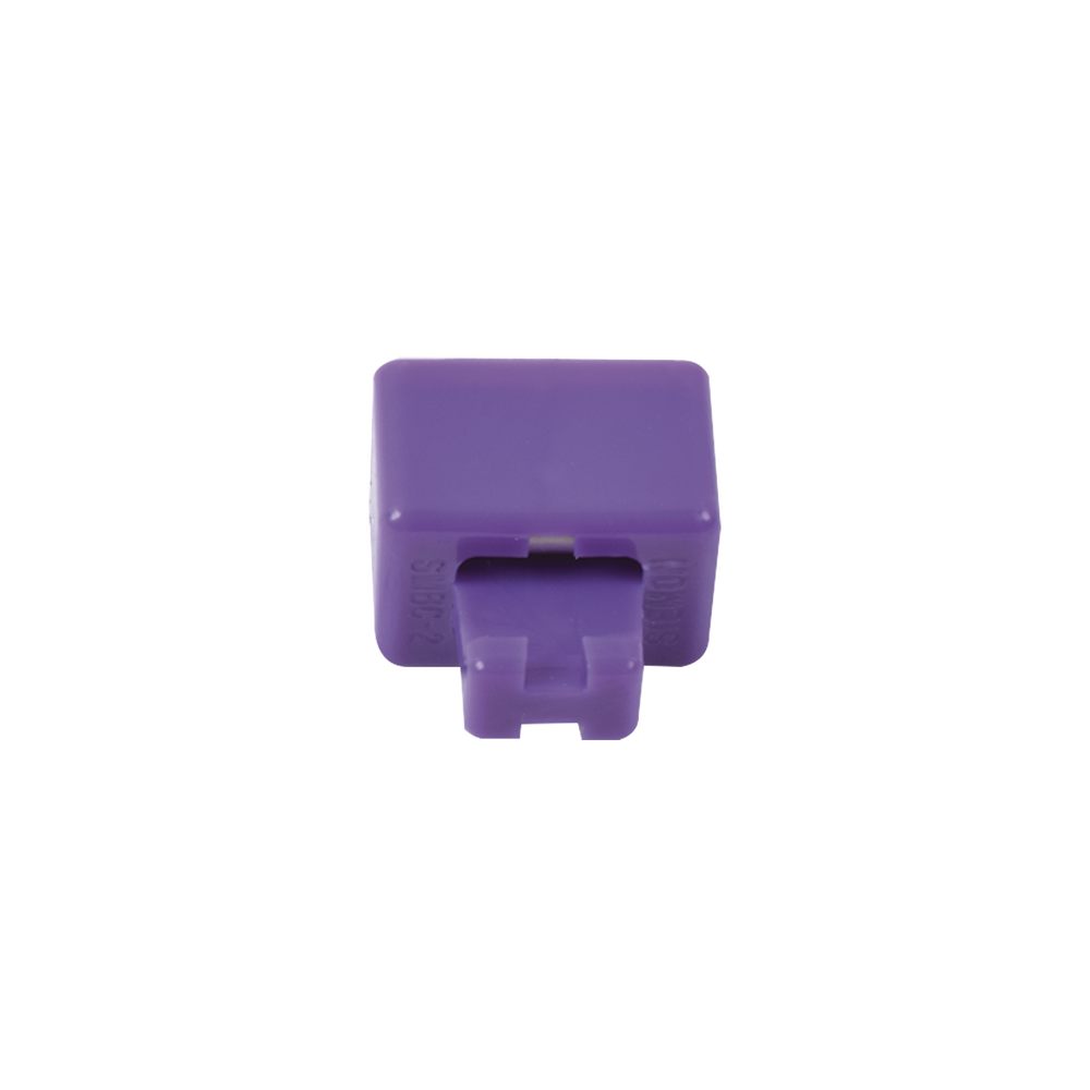 Clip de Puente, Para Uso con Regletas S66, de 1 par, Color Violeta