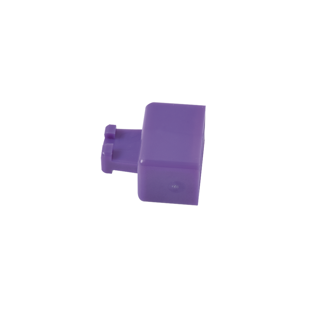Clip de Puente, Para Uso con Regletas S66, de 1 par, Color Violeta