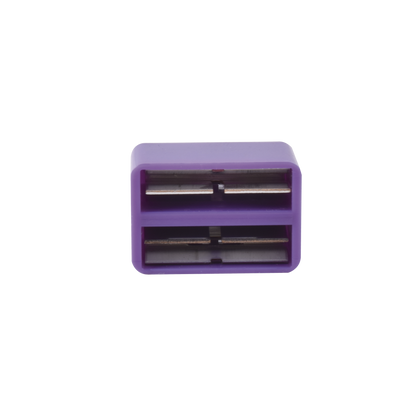 Clip de Puente, Para Uso con Regletas S66, de 1 par, Color Violeta