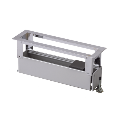 Caja Para Instalación en Escritorio para Voz, Datos o Contactos Eléctricos / Capacidad para 4 Módulos / Salida de Cables Posterior / Los Módulos se Adquieren Aparte / (KFC134/14CY)