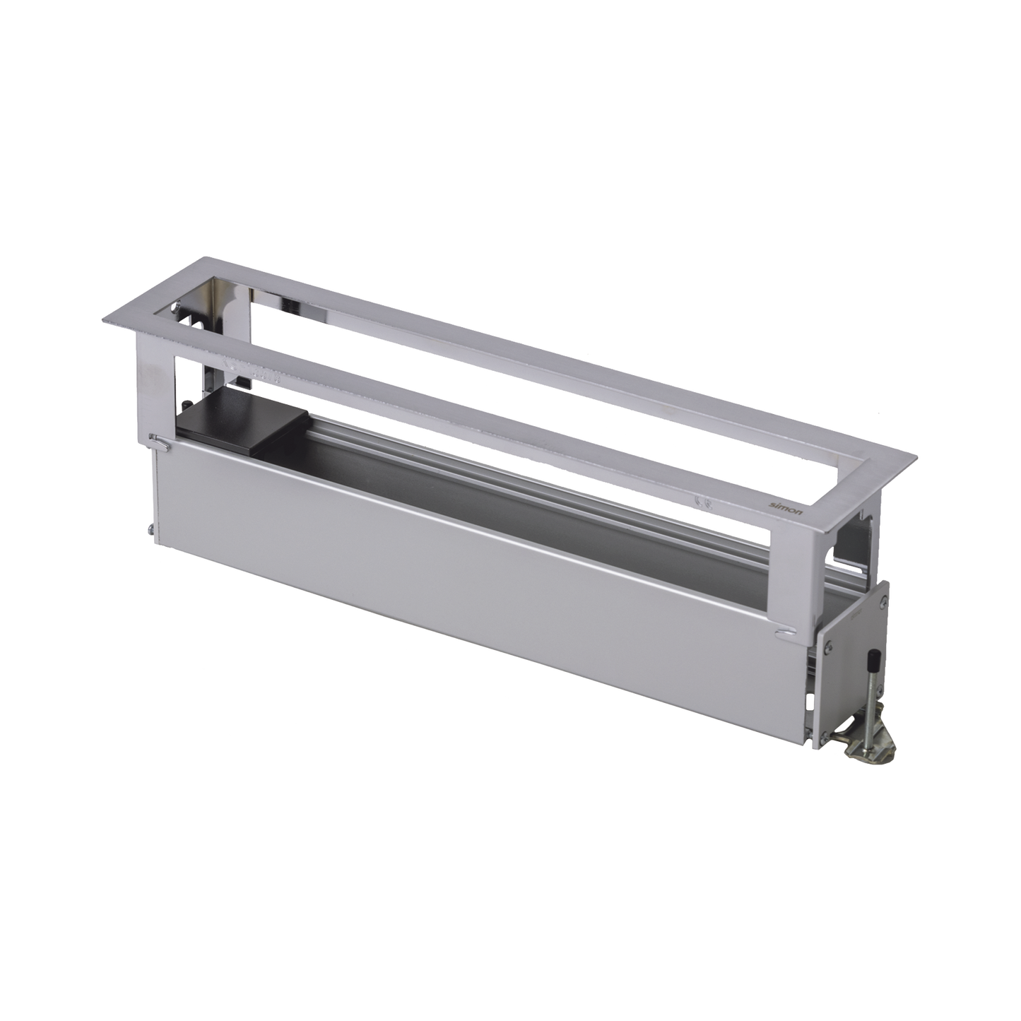 Caja Para Instalación en Escritorio para Voz, Datos o Contactos Eléctricos / Capacidad para 6 Módulos / Salida de Cables Posterior / Los Módulos se Adquieren Aparte / (KFC136/14CY)