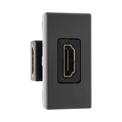 Módulo HDMI Hembra - Hembra Color Grafito / (K129B/14)