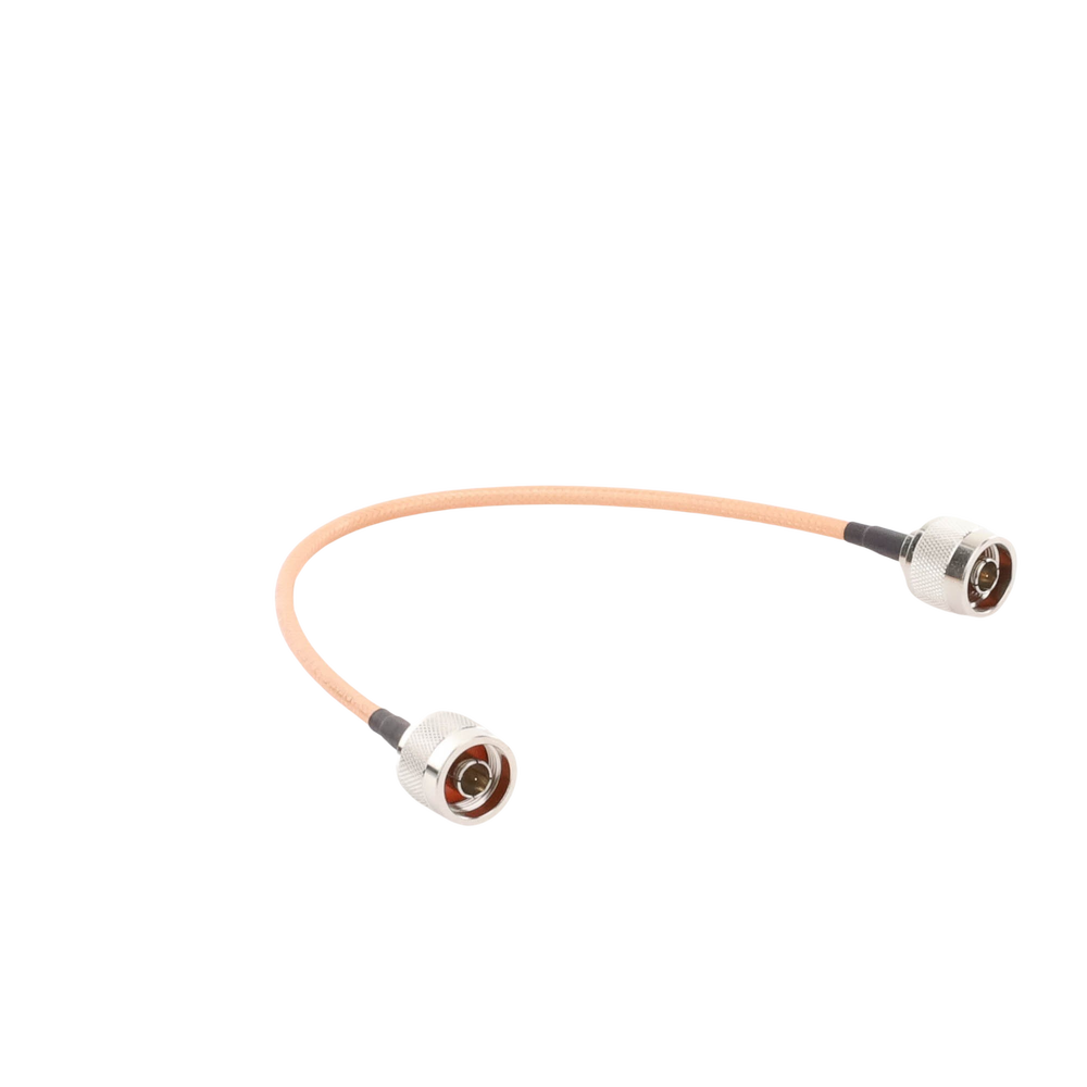 Jumper con Cable LP142 de 30 cm (11.81 pulgadas), con Conectores N Macho a N Macho.