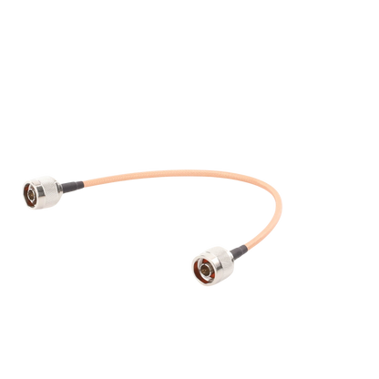 Jumper con Cable LP142 de 30 cm (11.81 pulgadas), con Conectores N Macho a N Macho.