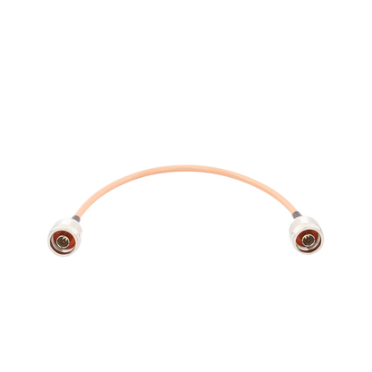 Jumper con Cable LP142 de 30 cm (11.81 pulgadas), con Conectores N Macho a N Macho.