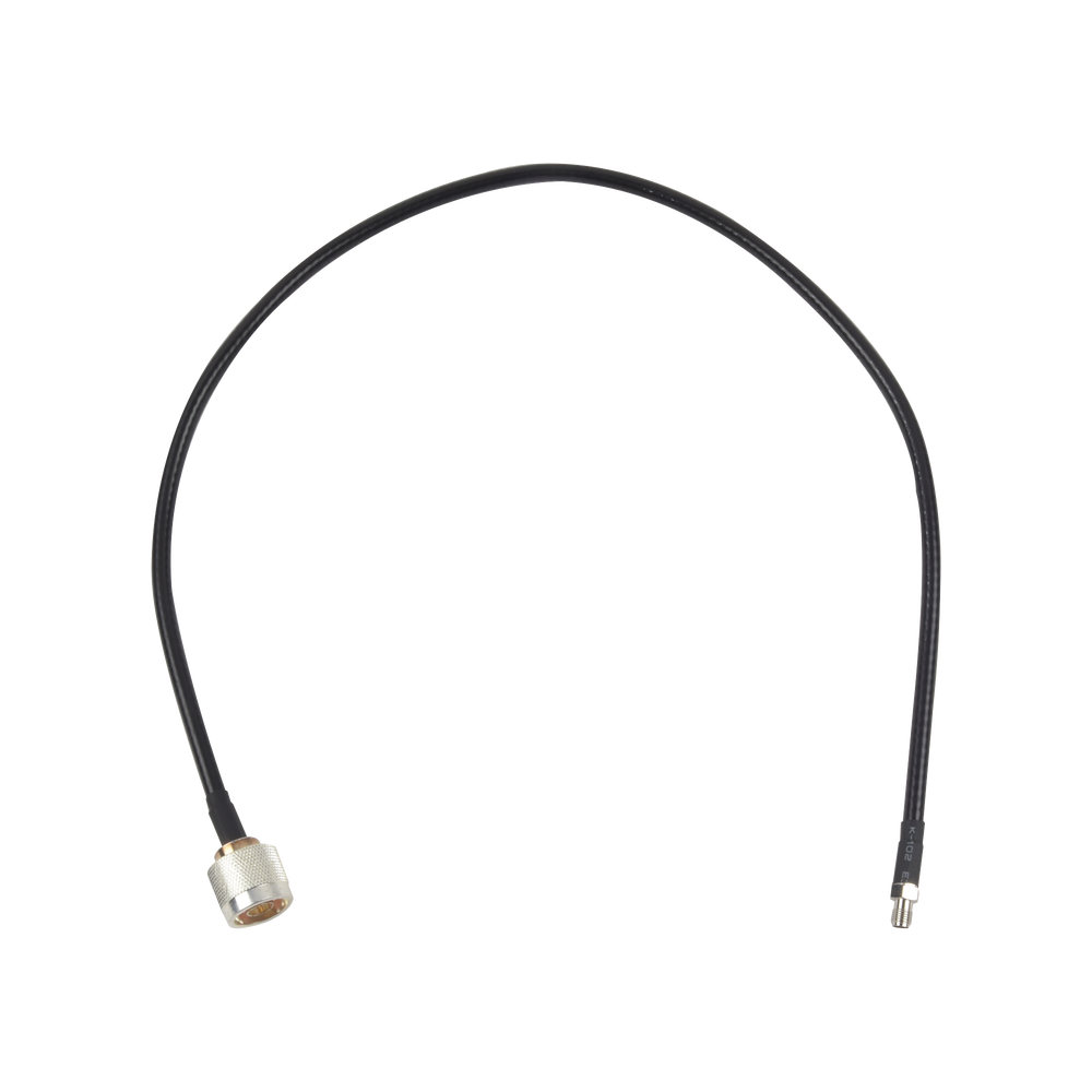 Cable LMR-240 de 60 cm (23.62 pulgadas) con Conectores N Macho y SMA Hembra.