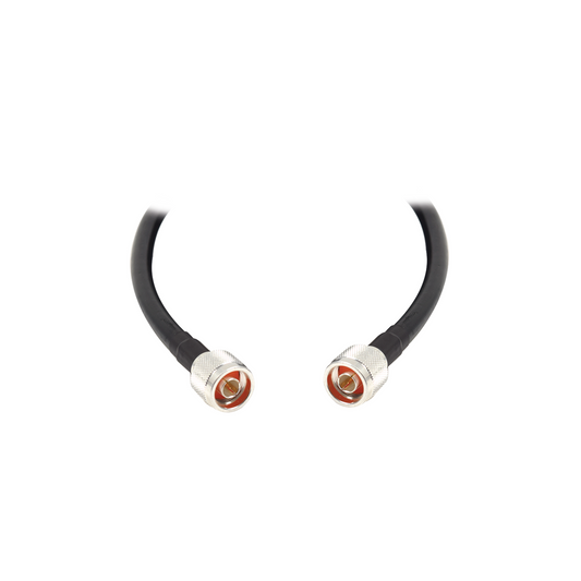 Jumper con Cable LMR400 con Conectores N Macho / N Macho de 6 metros.