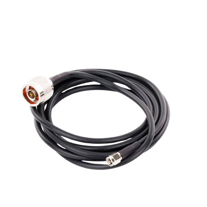Jumper de 2 Metros (6.56 Pies) con Cable RG-58U-SYS Conector N Macho a SMA Macho