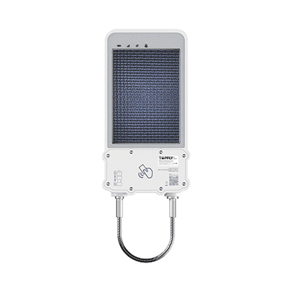 Cerradura Inteligente GPS con Energía Solar / SolarGuardX 100 / Seguimiento de Activos LTE Cat-M1 / Desbloqueo por RFID BLE OTA / Impermeable IP67 / Detección de Movimiento / Alarma de Bloqueo / Batería 14400mAh / Seguridad de Datos M