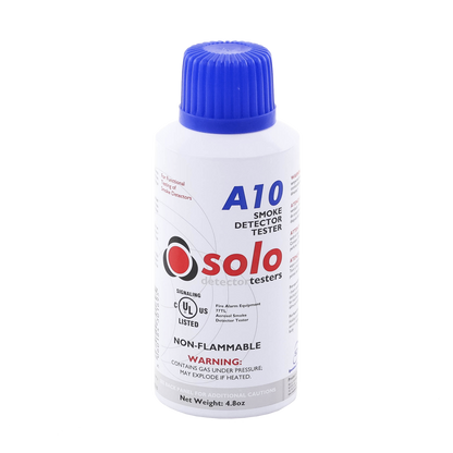 Lata De Humo Sintético En Aerosol Para Prueba De Detectores Puntuales, No Tóxico, No Inflamable, Libre De Silicona, 100%Biodegradable, No Contamina Los Detectores, Uso Manual o En Dispensadores SOLO-330/SOLO-332, Listado UL