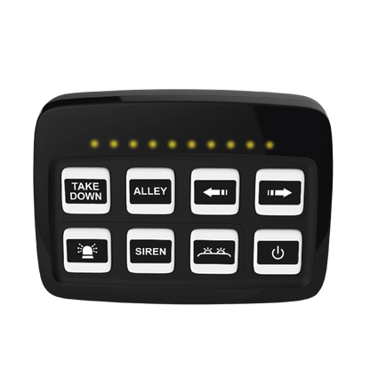 Controlador Universal de 8 interruptores, 12-24 Vcd con Montaje Fijo y de Succión