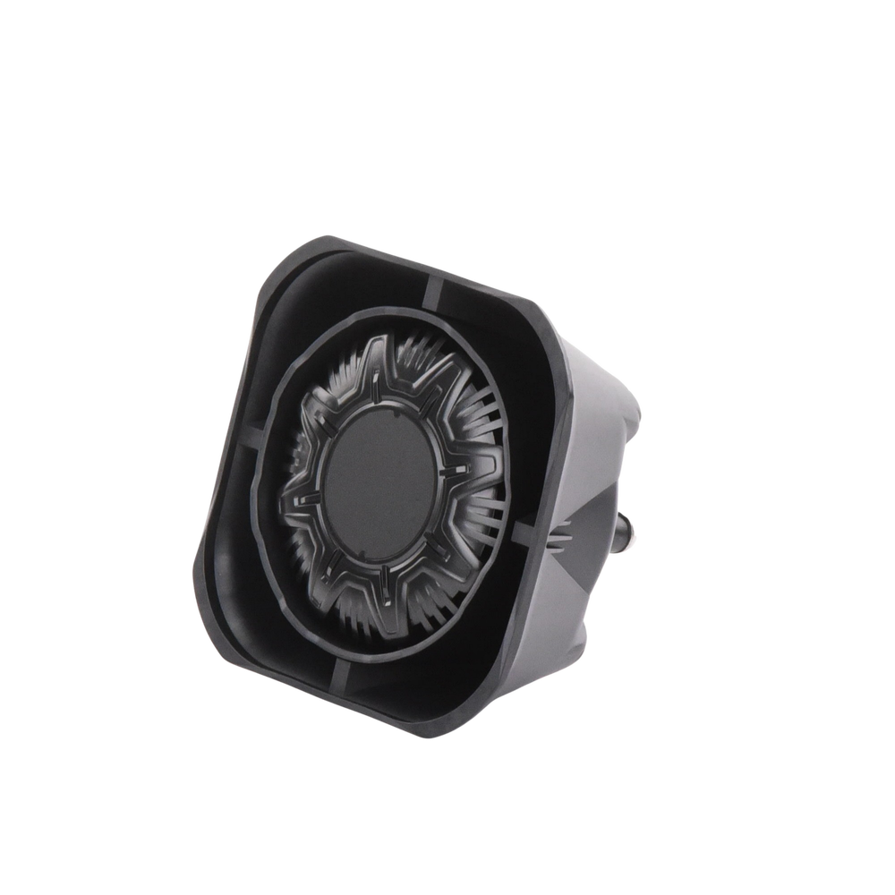 Bocina Compacta de Uso Rudo, 100 Watts de Potencia, Ideal Para Vehículos de Encubierto, Montaje Universal, 11 Ohms de Impedancia
