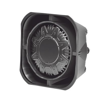 Bocina Compacta de Uso Rudo, 100 Watts de Potencia, Ideal Para Vehículos de Encubierto, Montaje Universal, 11 Ohms de Impedancia