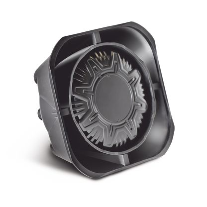 Bocina Compacta de Uso Rudo, 100 Watts de Potencia, Ideal Para Vehículos de Encubierto, Montaje Universal, 11 Ohms de Impedancia