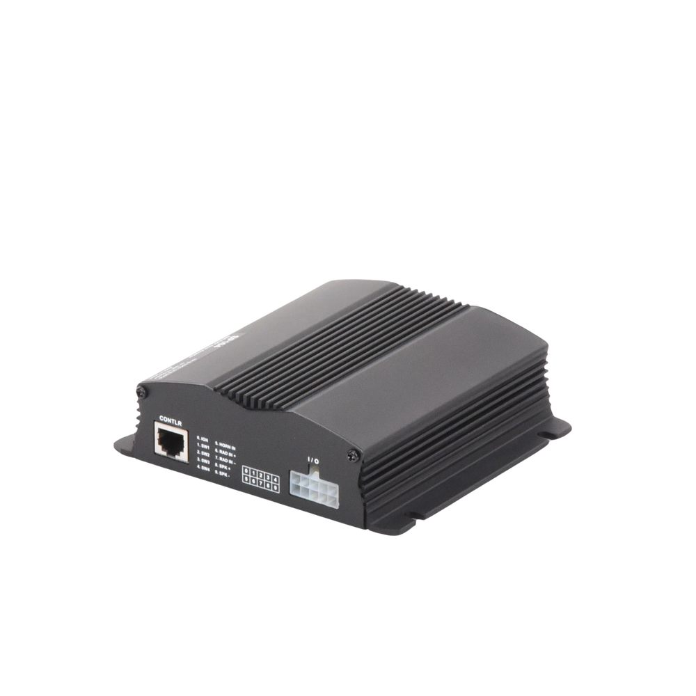 Sirena Vehicular de 100W de Potencia, Con Controlador Unimando Para Control de Tonos, 4 Salidas Auxiliares y Microfono
